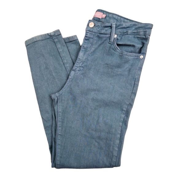 Just USA Teal Skinny High-Waist Jeans Size 31 - Picture 2 of 6